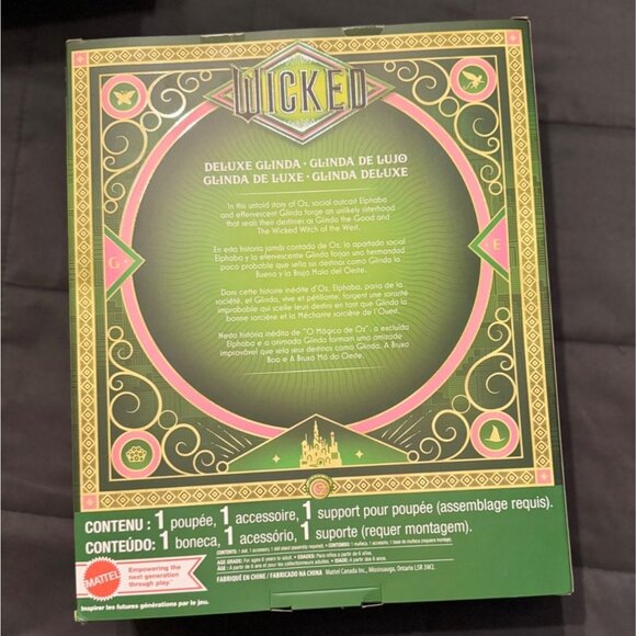 Mattel Wicked Movie Deluxe Glinda Doll URL MISPRINT ERROR BOX Collectors Doll - Picture 2 of 8